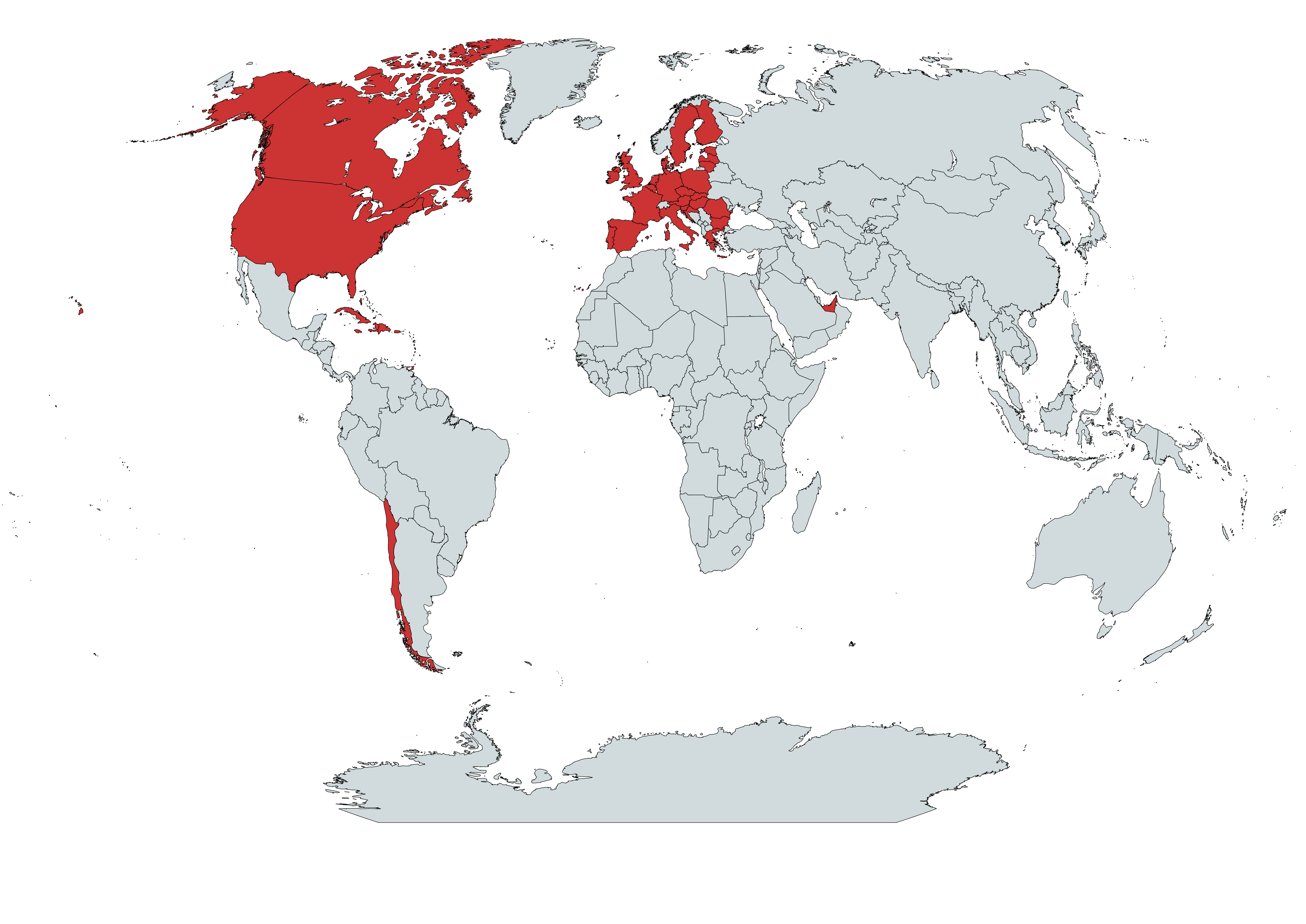 Mapa de exportaciones